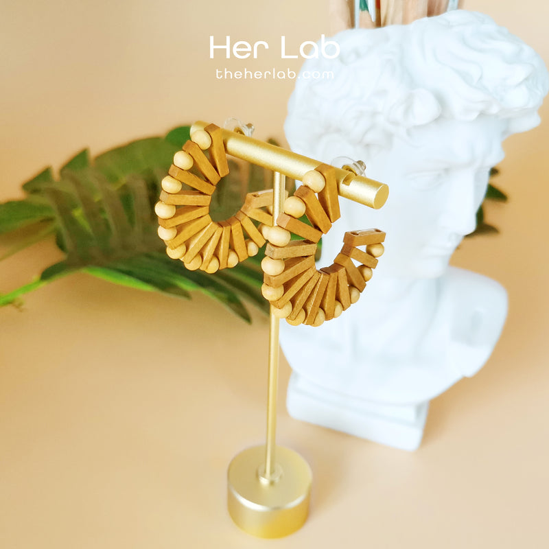 half-oval-shaped-rattan-earrings