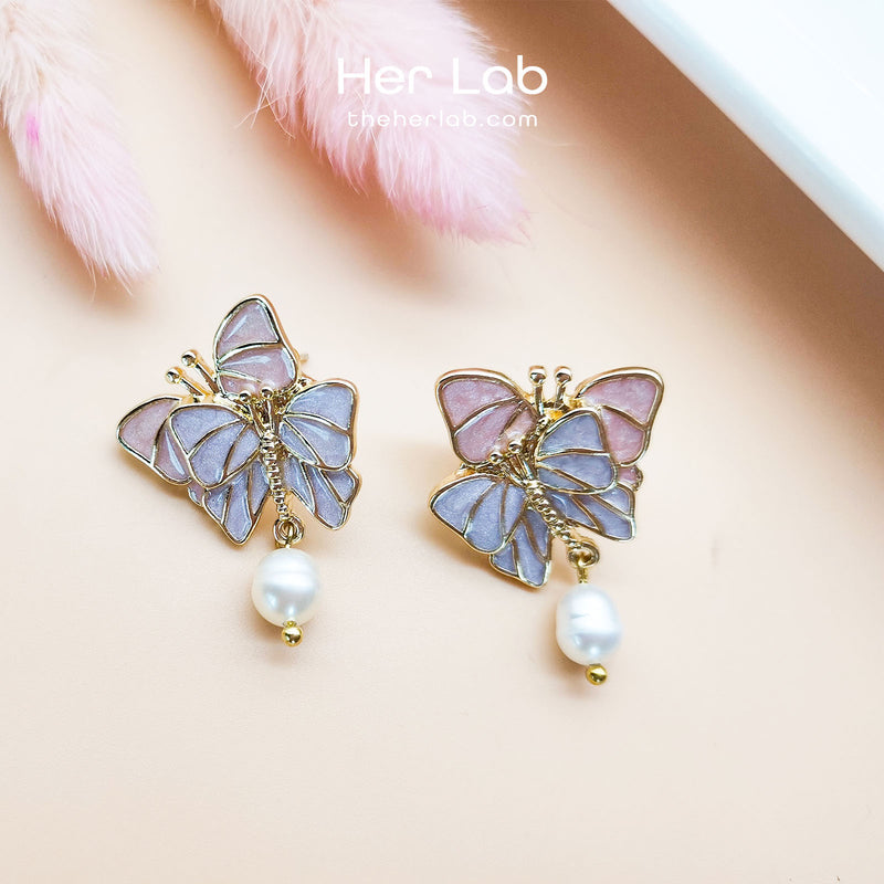 Korean Sweet Butterfly Stud Earrings – Stylish Looks